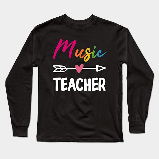 Music Teacher Long Sleeve T-Shirt by Daimon